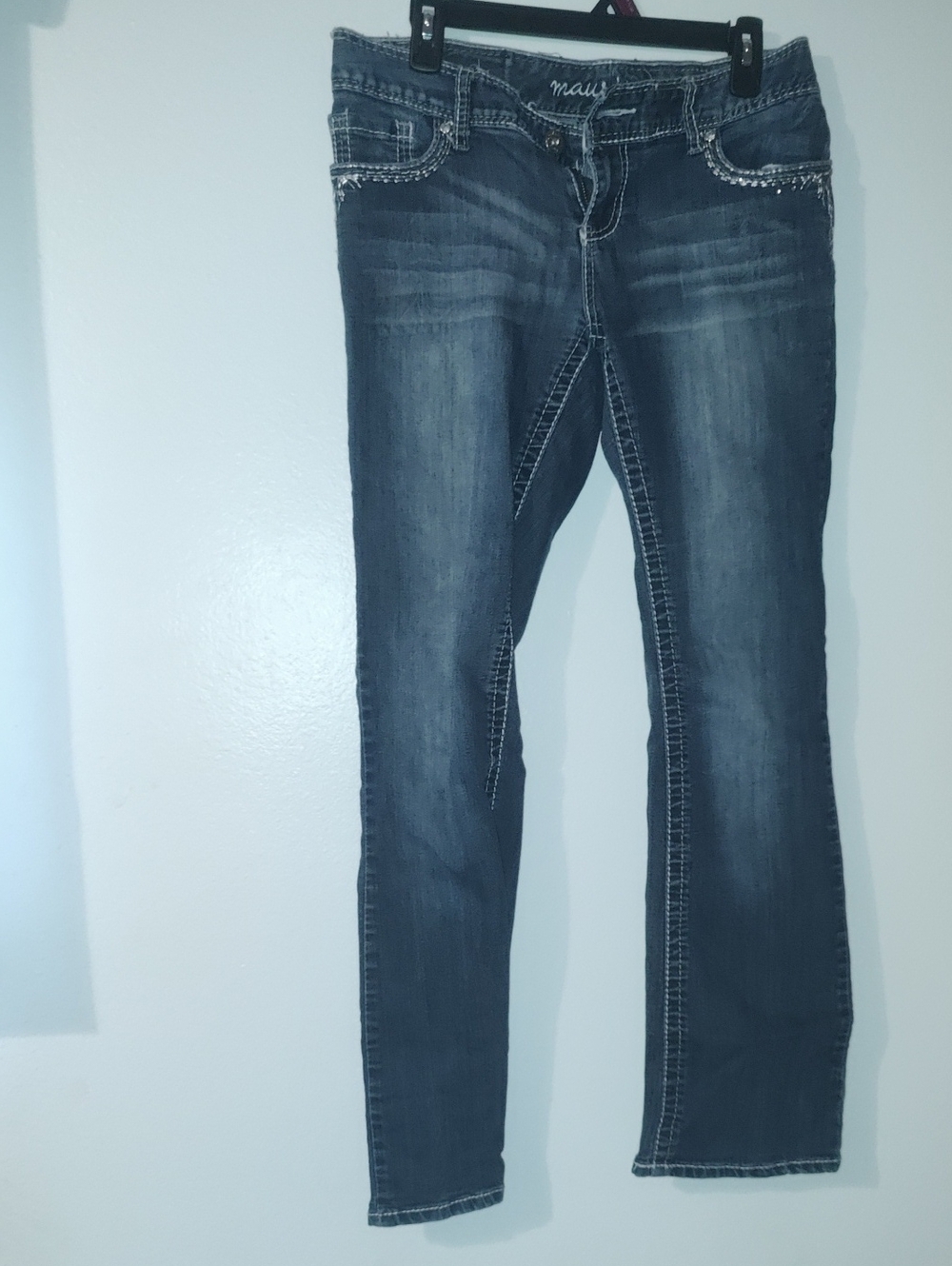 Maurices Dark Blue Skinny Jeans